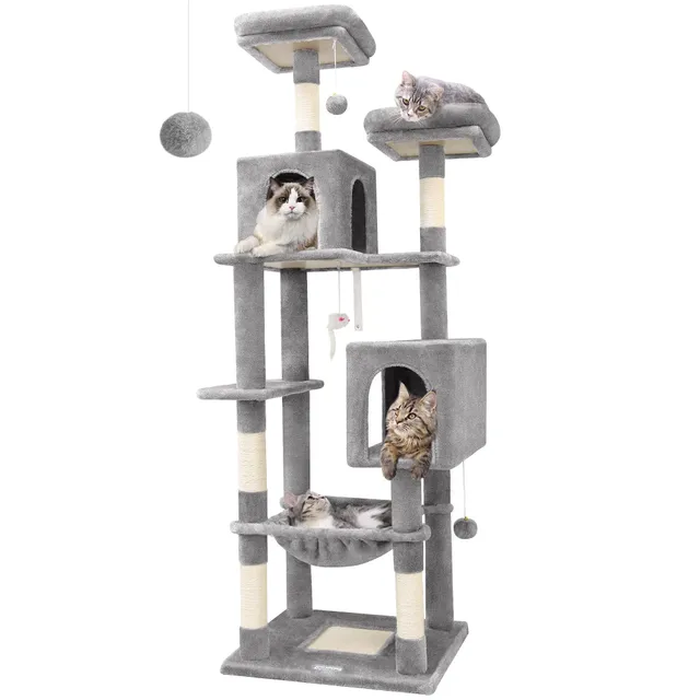 globlazer-f70-f-series-arbre-chat-gris-clair-177-cm-grand image 1
