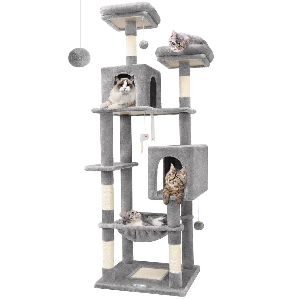 globlazer-f70-f-series-arbre-chat-gris-clair-177-cm-grand image 1