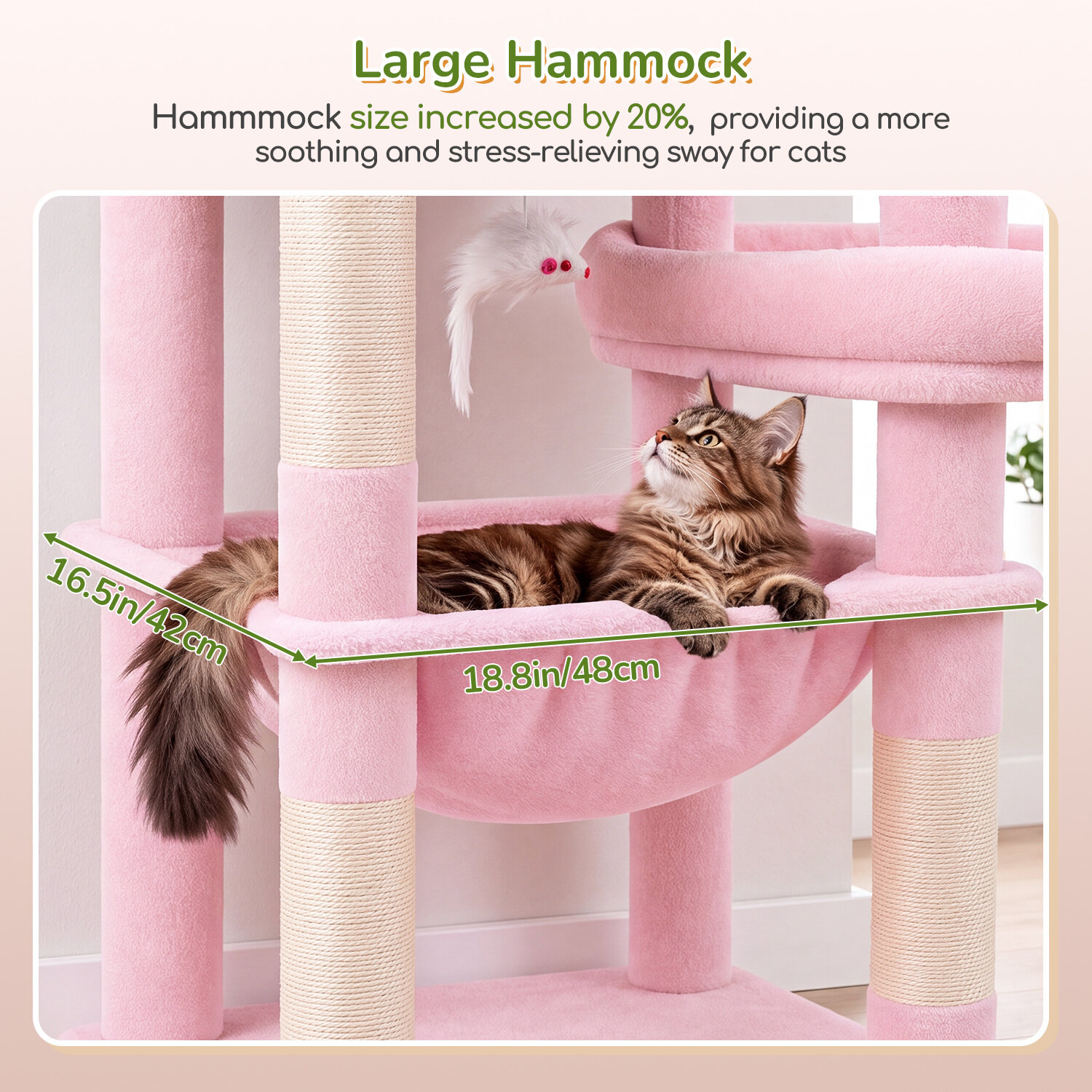 globlazer-s65-arbre-chat-rose-165-cm image 6
