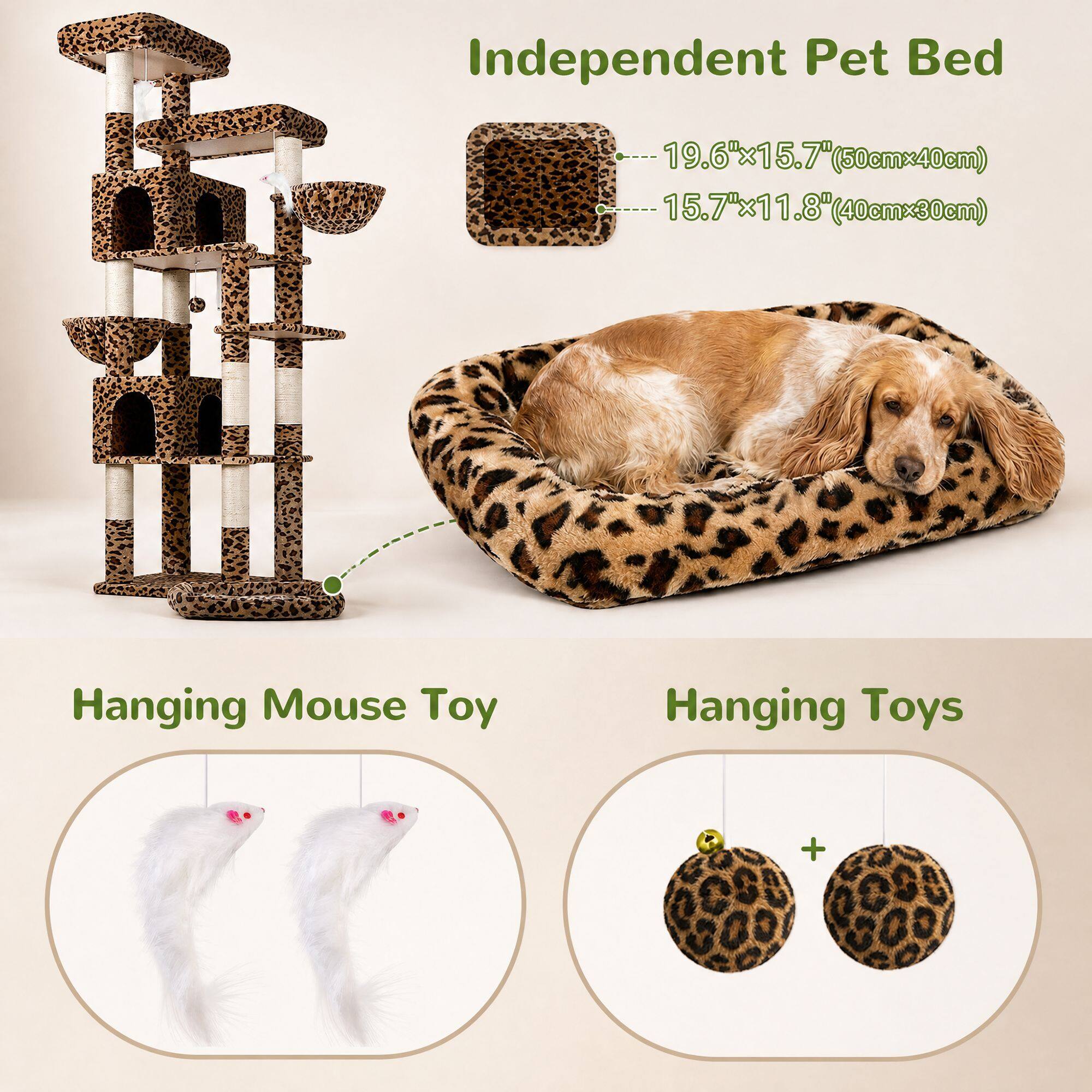 globlazer-s-series-s81c-arbre-chat-l-opard-81-pouces image 6