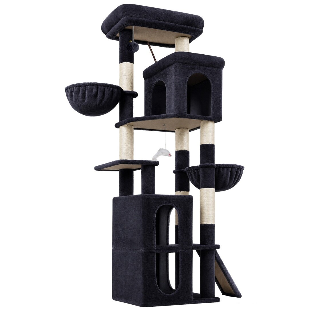 globlazer-f70f-arbre-chat-gris-fonc-70-pouces-multi-niveaux image 2
