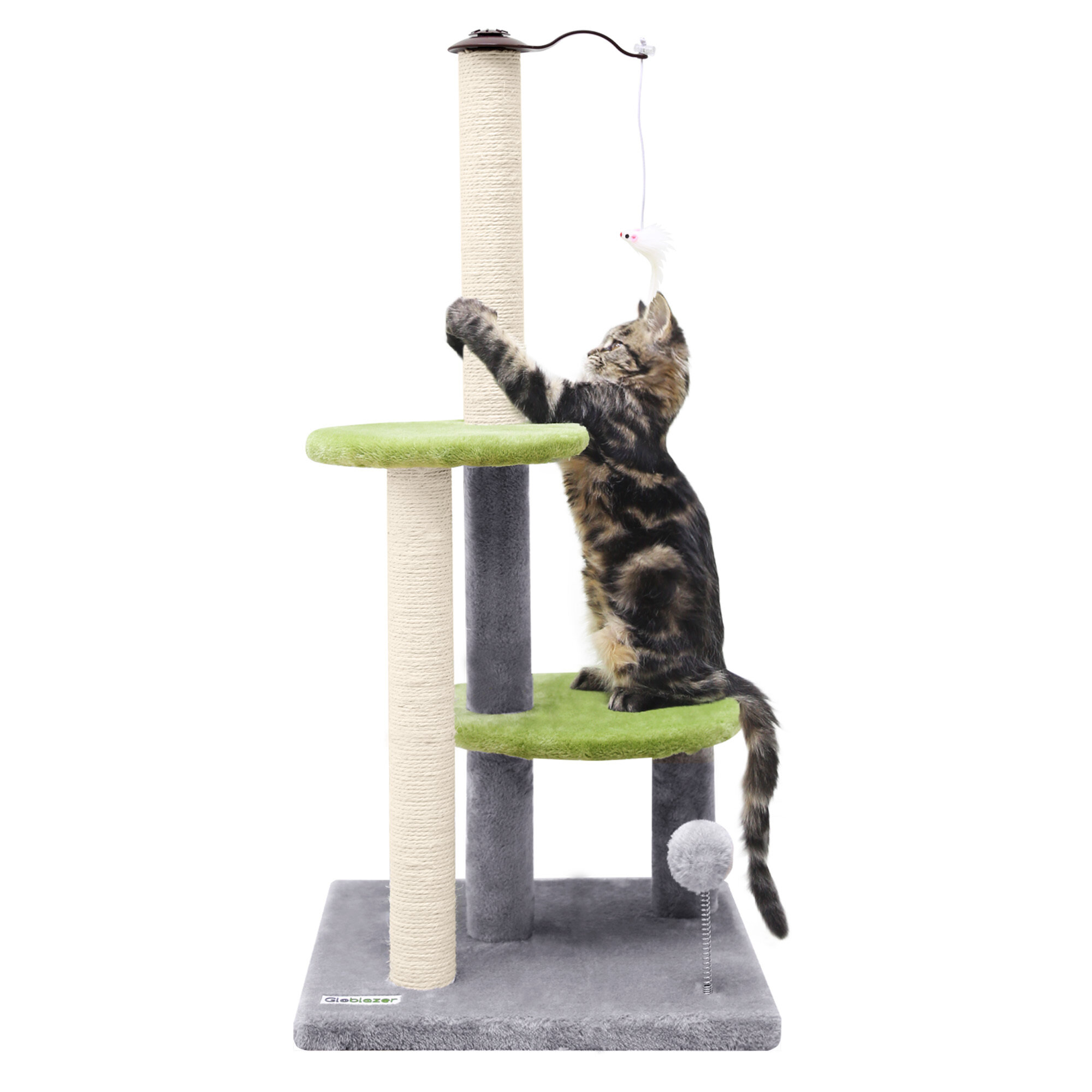 globlazer-sc34-griffoir-gris-clair-34-pouces-chat image 2