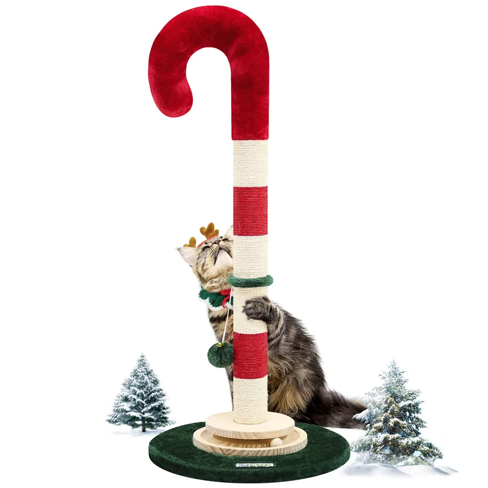 globlazer-scratching-posts-xmas32-griffoir-chat-christmas-35-pouces image 1