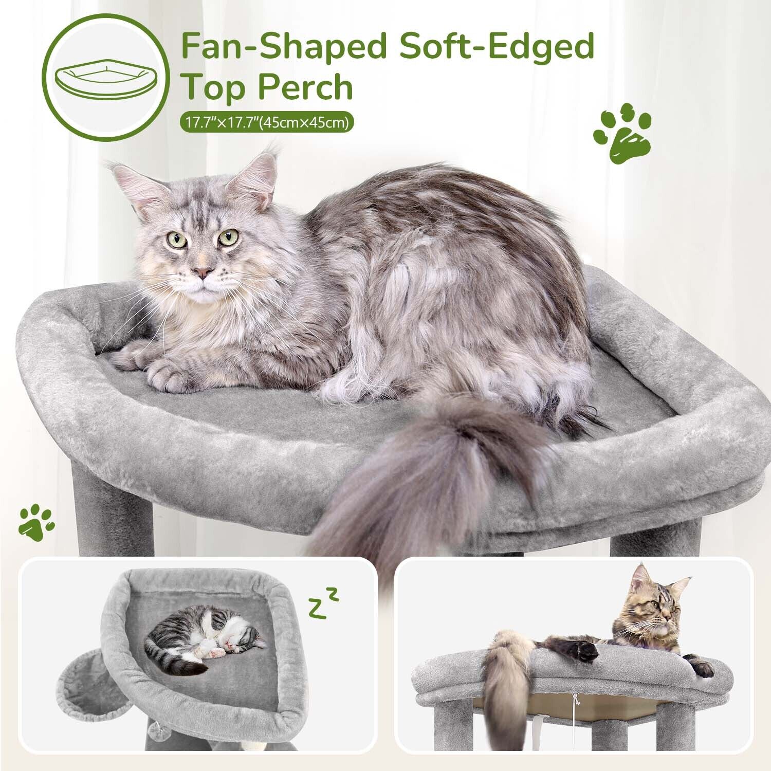 globlazer-c51-arbre-chat-angle-130-cm-gris-clair image 4