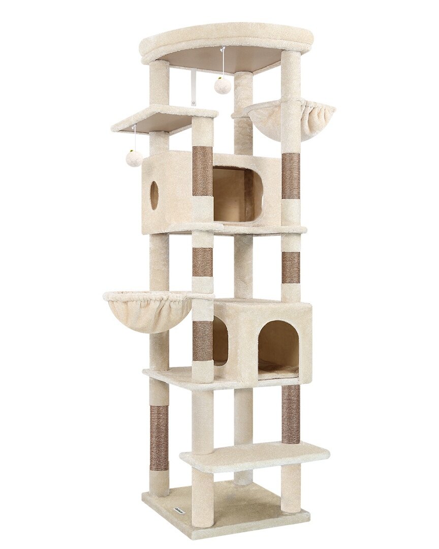 globlazer-s74-arbre-a-chat-beige-188-cm-grand image 2