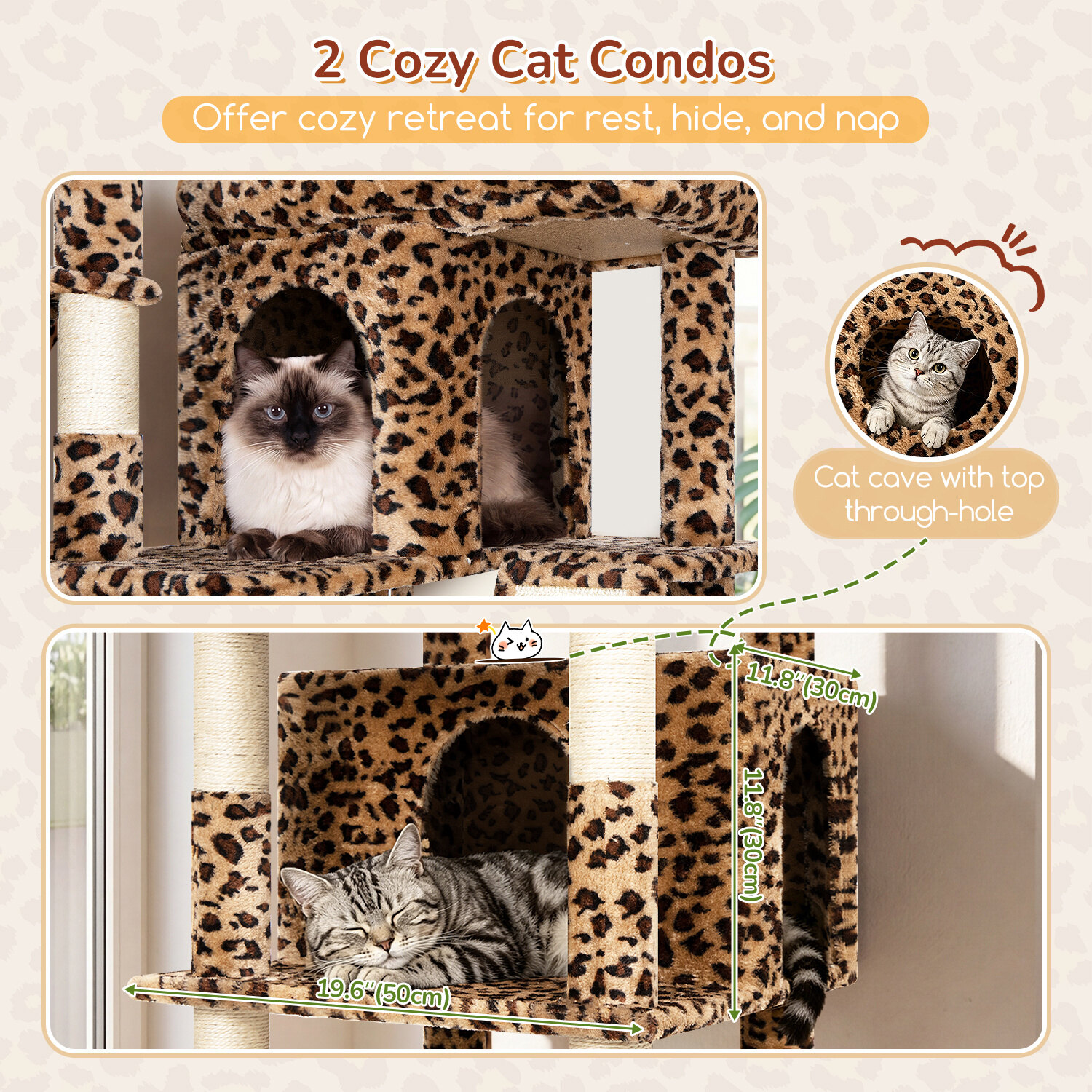 globlazer-s-series-s80g-arbre-chat-l-opard-203-cm image 3