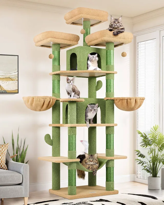 globlazer-f-series-f80-arbre-chat-vert-cactus-80-pouces-grand image 1
