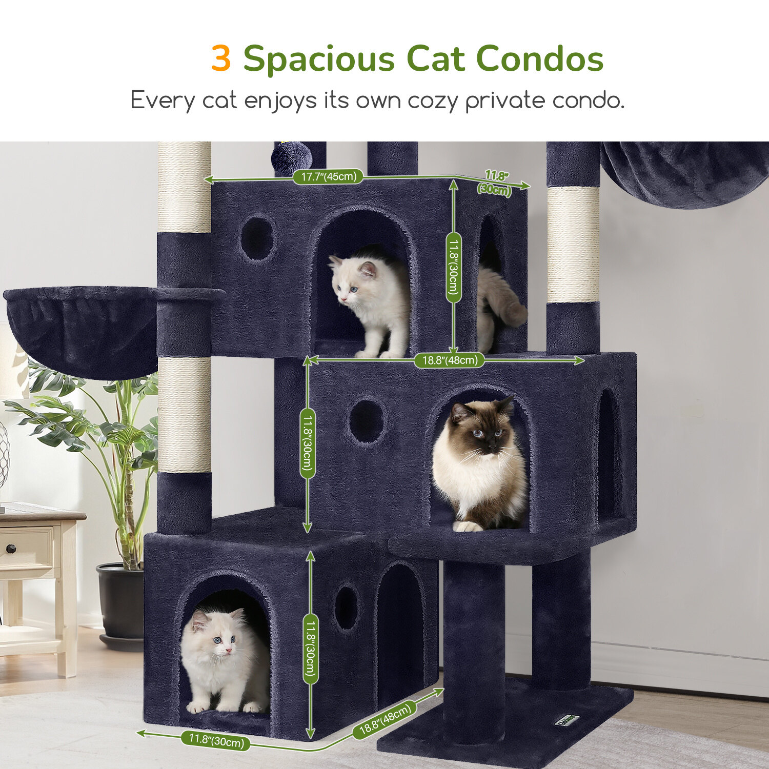 globlazer-f71c-arbre-chat-180-cm-gris-fonc-griffoir image 5