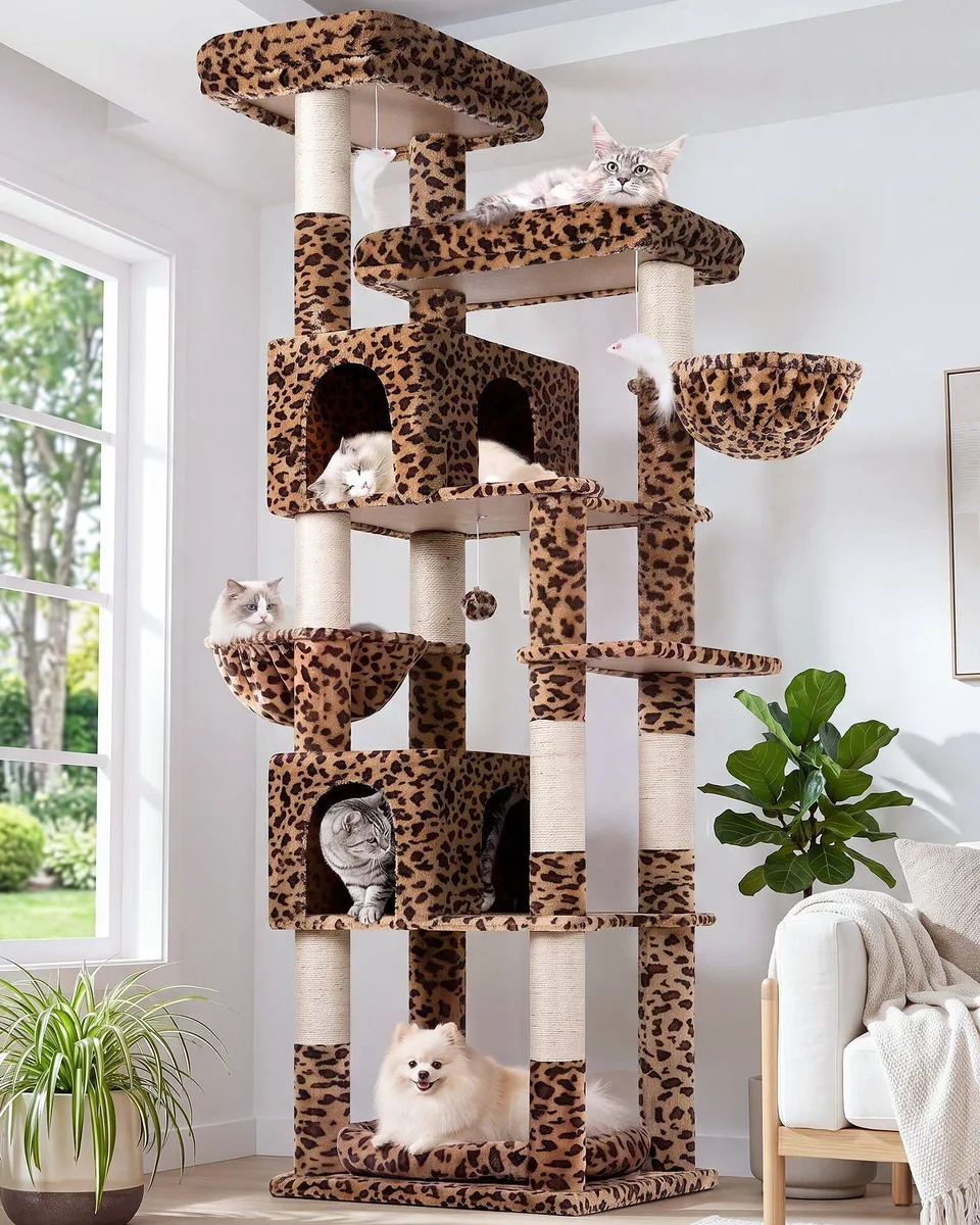 globlazer-s-series-s81c-arbre-chat-l-opard-81-pouces image 1