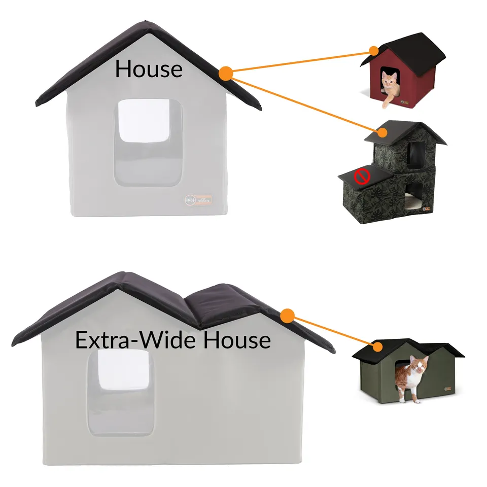 k-h-outdoor-kitty-house-toit-rechange-abri-chat-house image 1