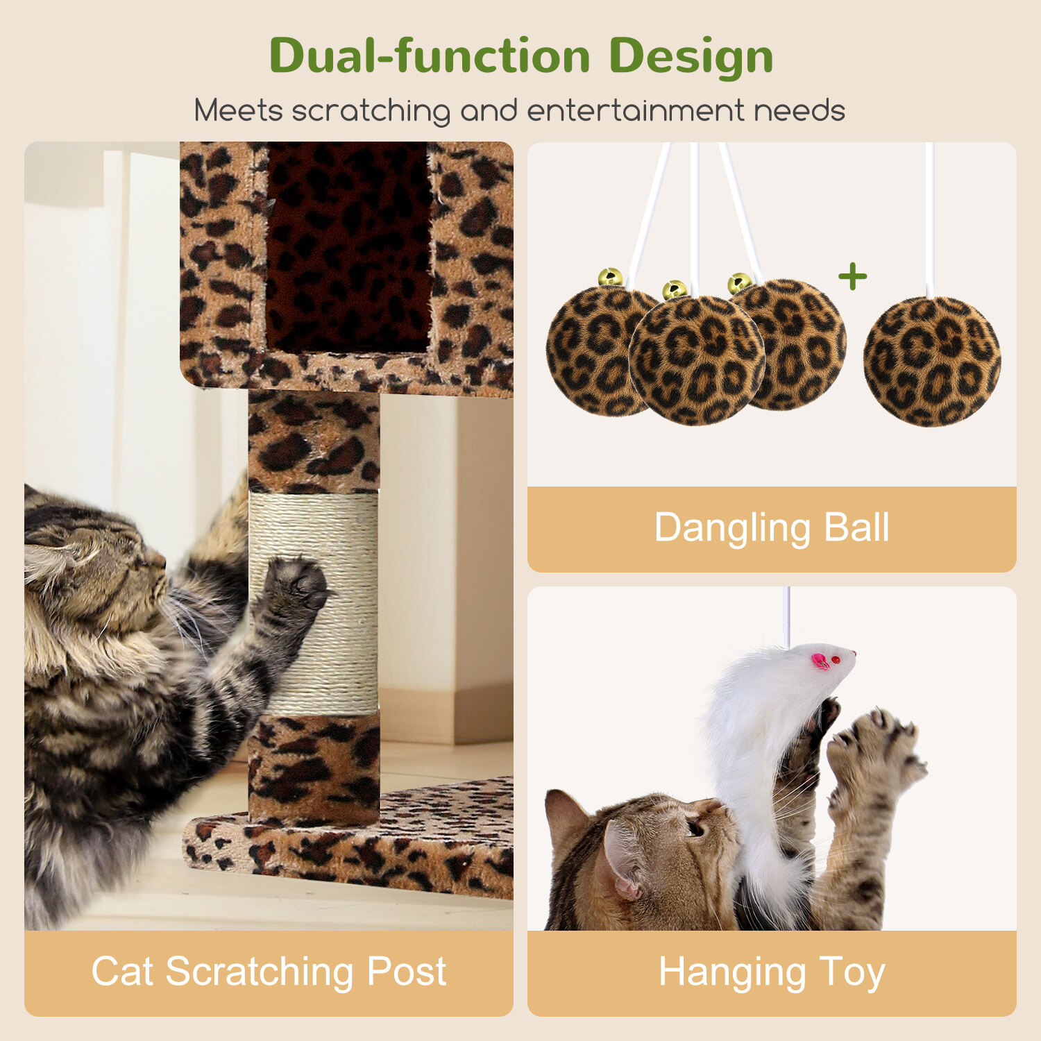globlazer-f-series-f82-arbre-chat-l-opard-208-cm-xxl image 6
