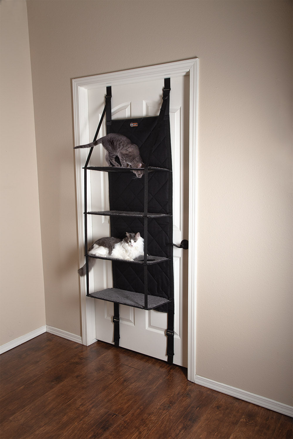 k-h-hangin-cat-tree-arbre-chat-porte-4-tages-polaire image 1
