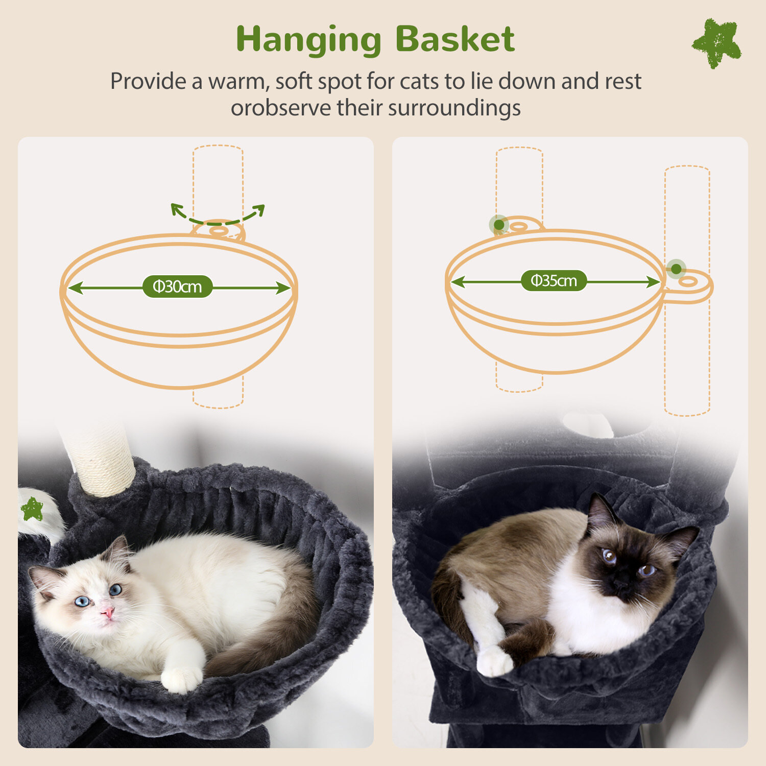 globlazer-s69b-arbre-chat-69-pouces-gris-fonc-grand image 7