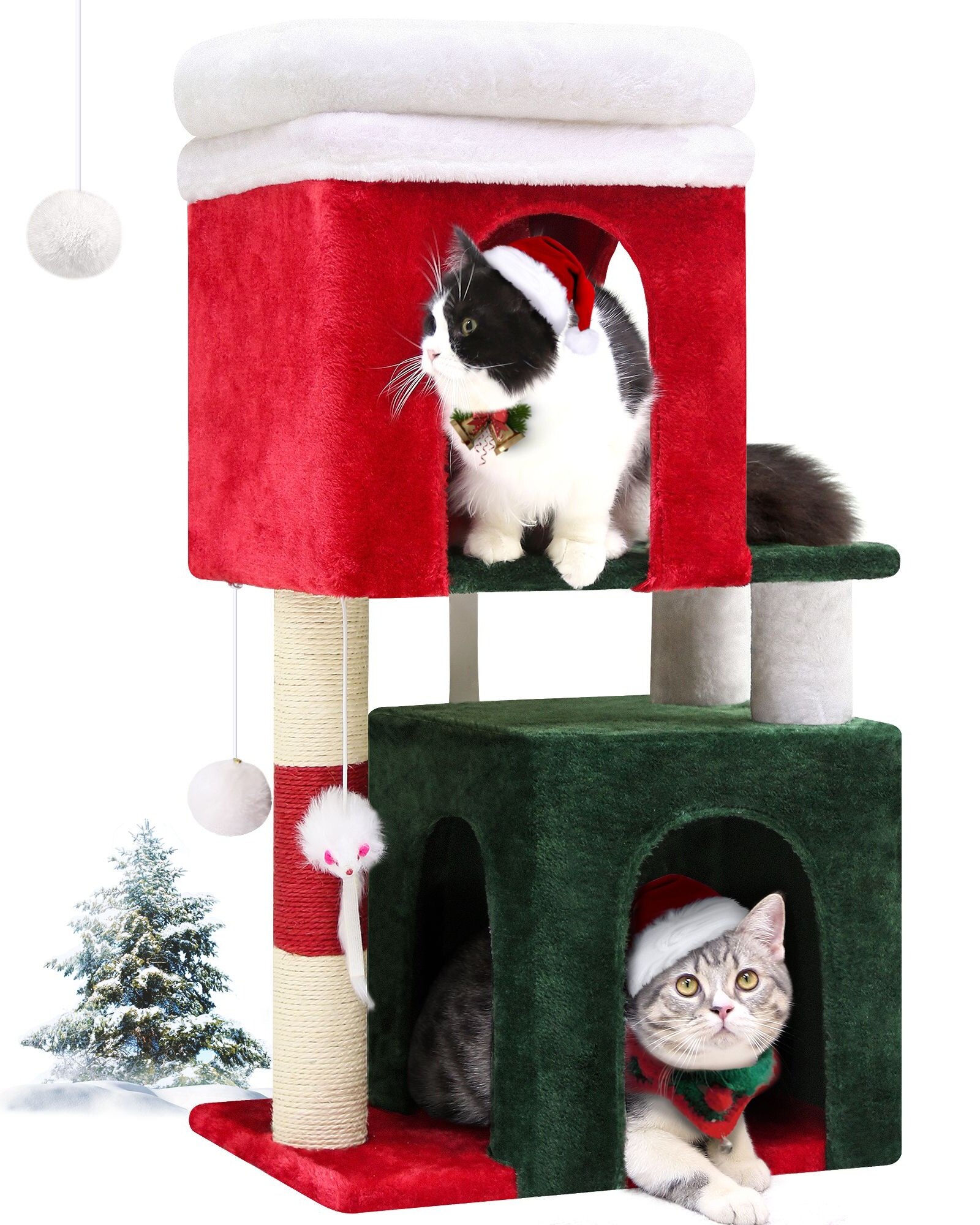globlazer-f31-arbre-chat-31-pouces-compact-appartement image 2