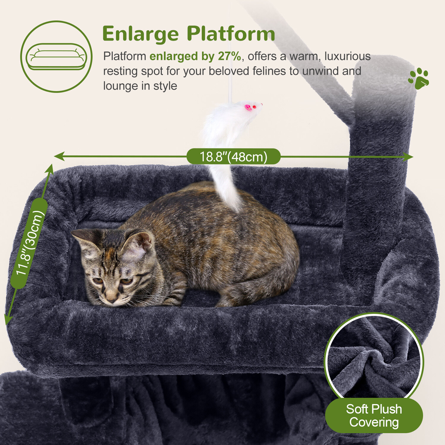 globlazer-f46a-arbre-chat-117-cm-gris-fonc-compact image 5