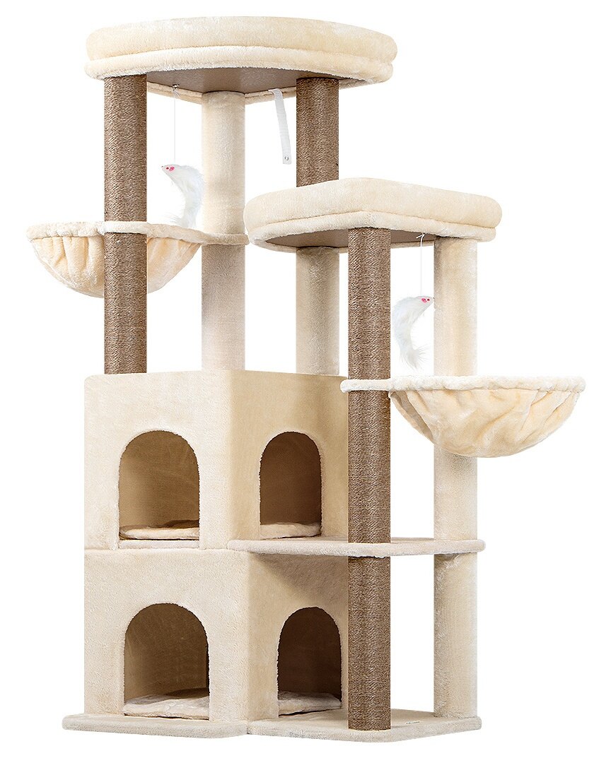 globlazer-s-series-s63-arbre-chat-beige-63-pouces-gros-chats image 2