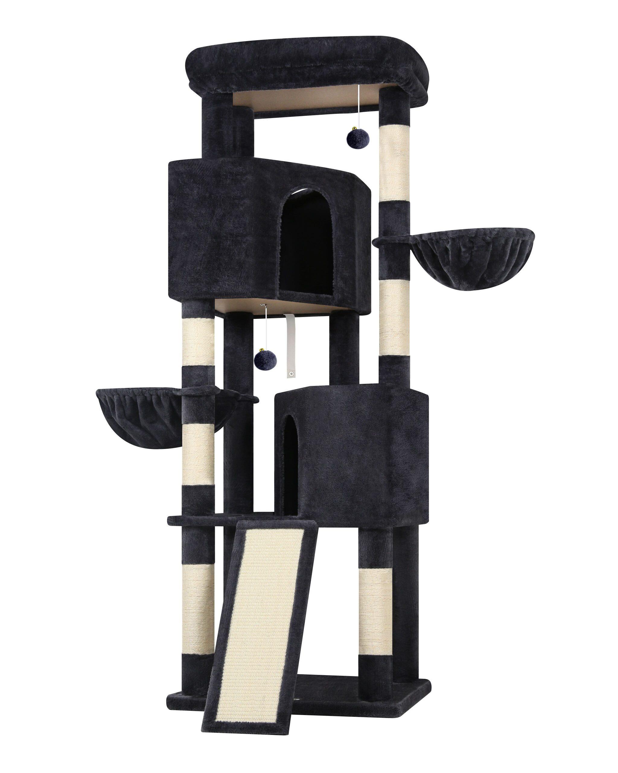 globlazer-s69b-arbre-chat-69-pouces-gris-fonc-grand image 2