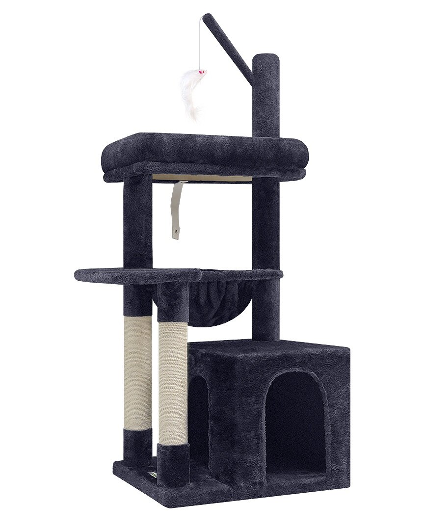 globlazer-f46a-arbre-chat-117-cm-gris-fonc-compact image 2