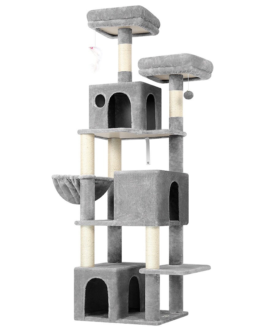 globlazer-f-series-f71-arbre-chat-gris-clair-71-pouces-griffoir image 2