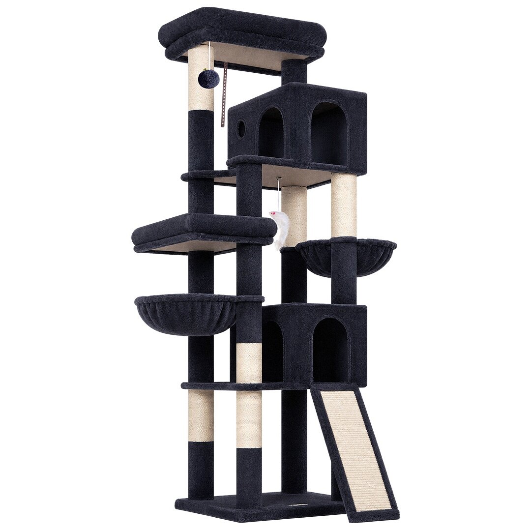 globlazer-f72h-arbre-chat-gris-fonc-183-cm-haut image 2