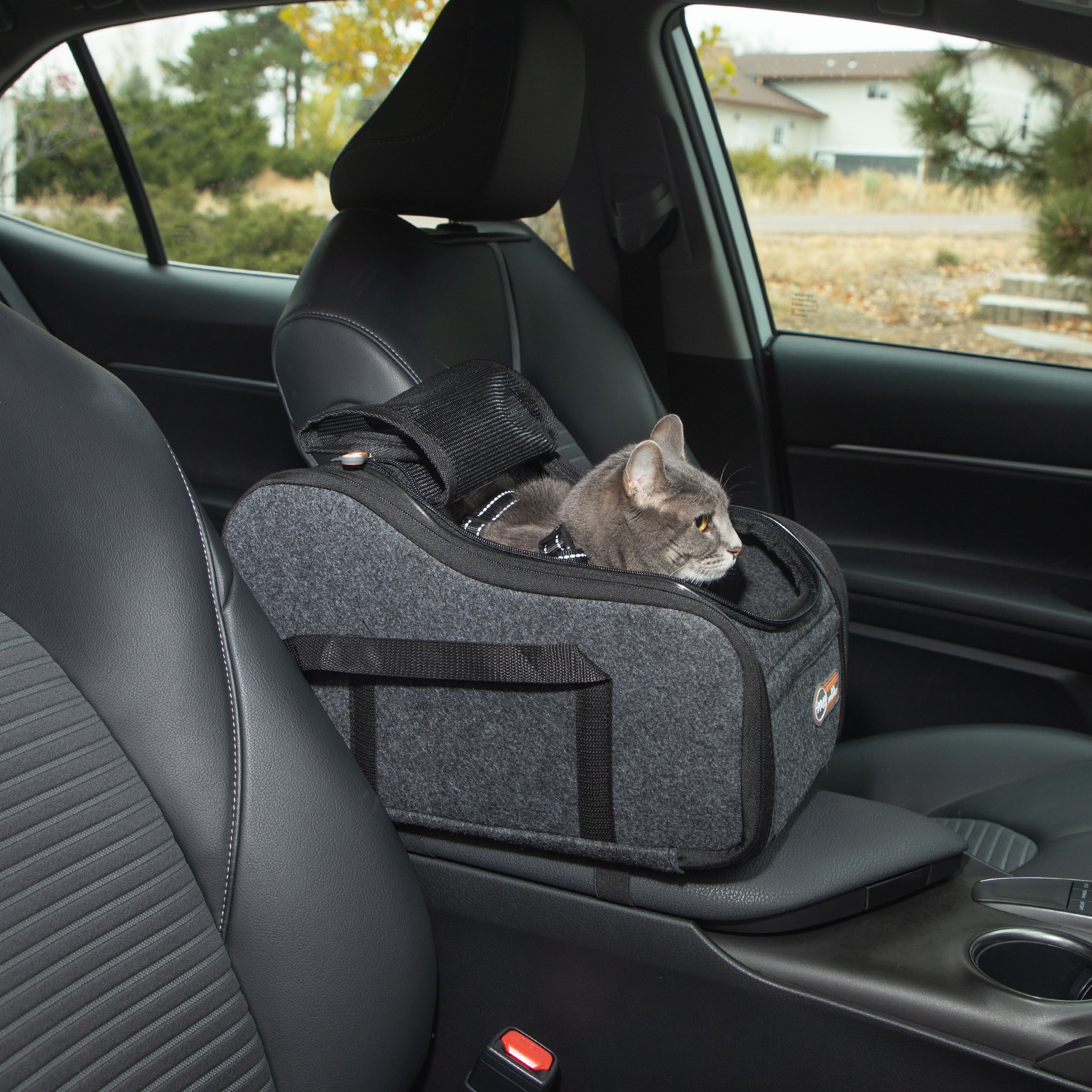 k-h-booster-si-ge-auto-chien-console-anthracite-petit image 2