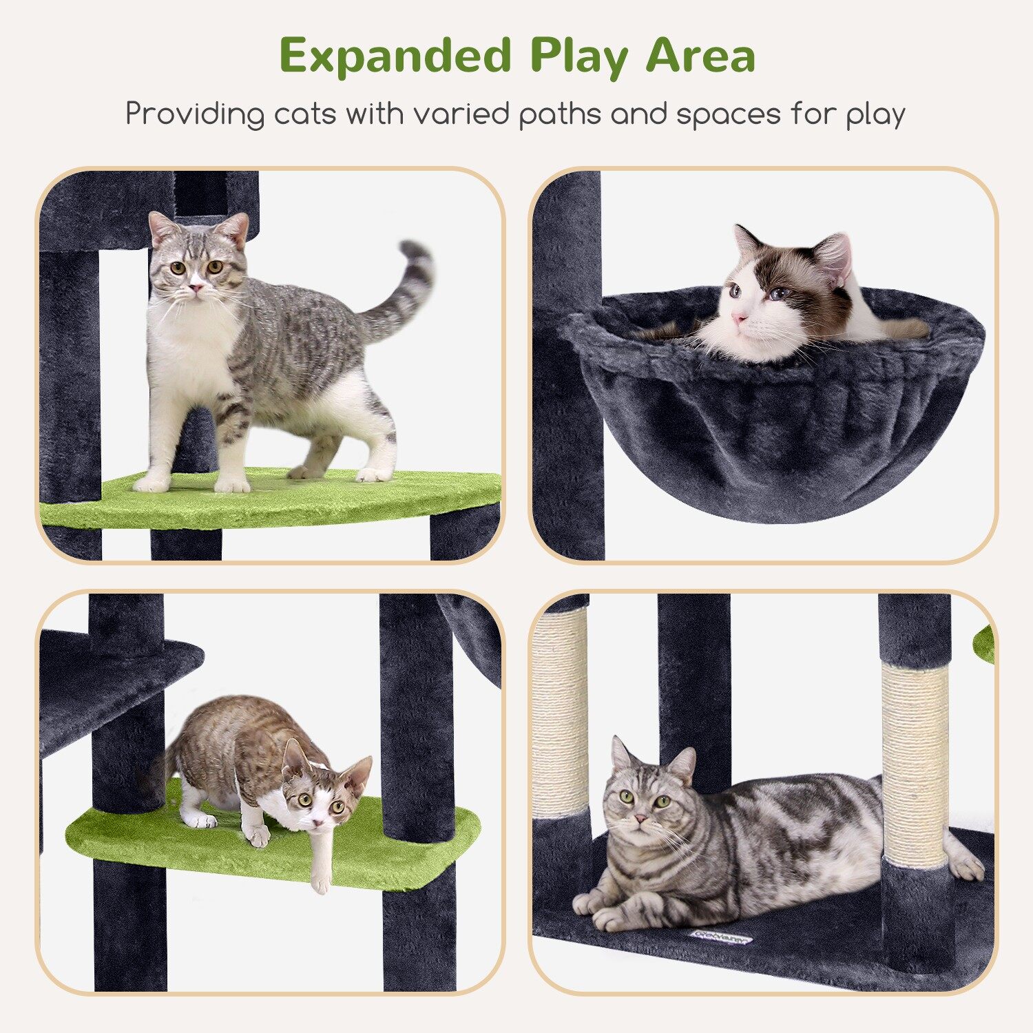 globlazer-f83-arbre-chat-gris-fonc-211-cm image 5
