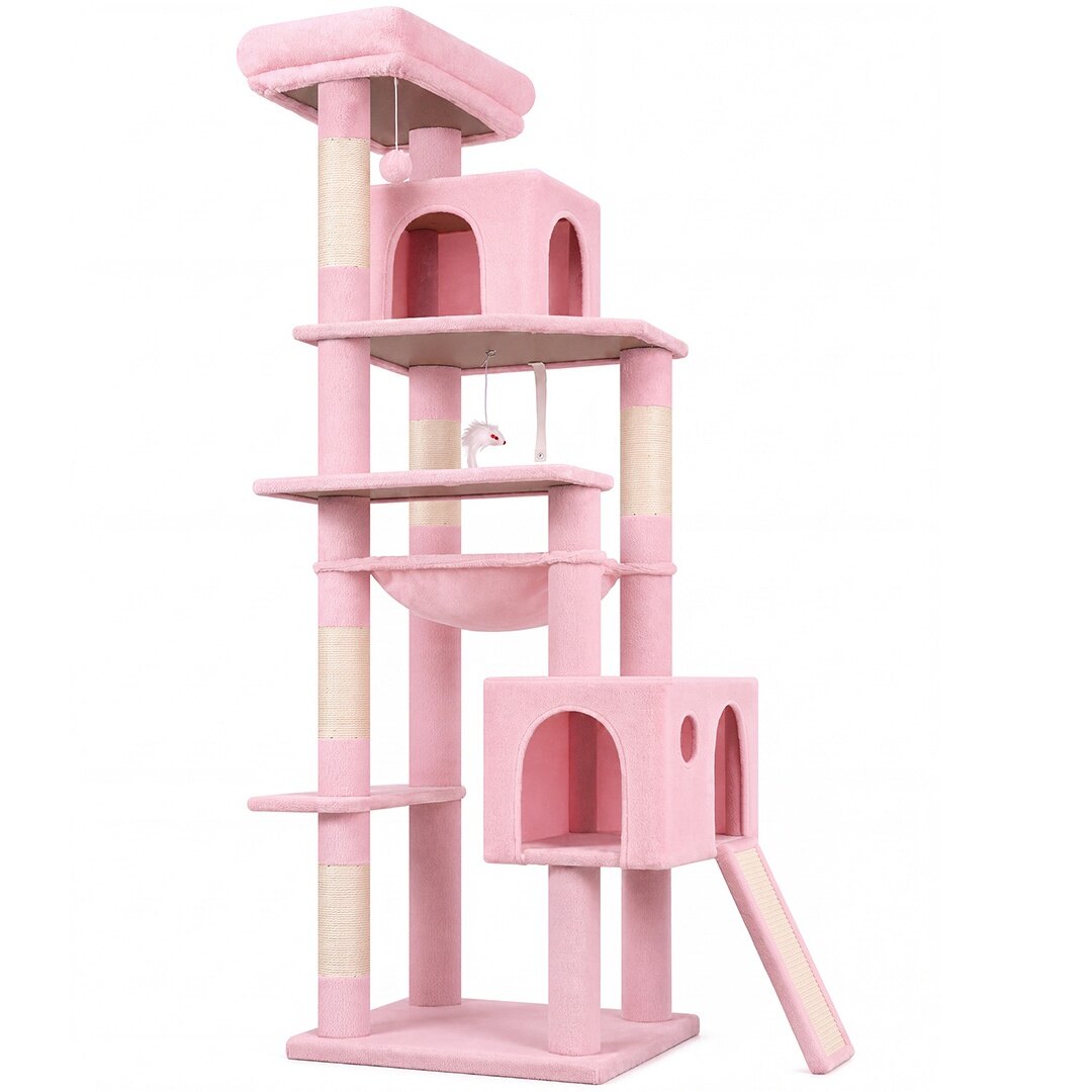 globlazer-f70-pro-arbre-chat-rose-178-cm-int-rieur image 2