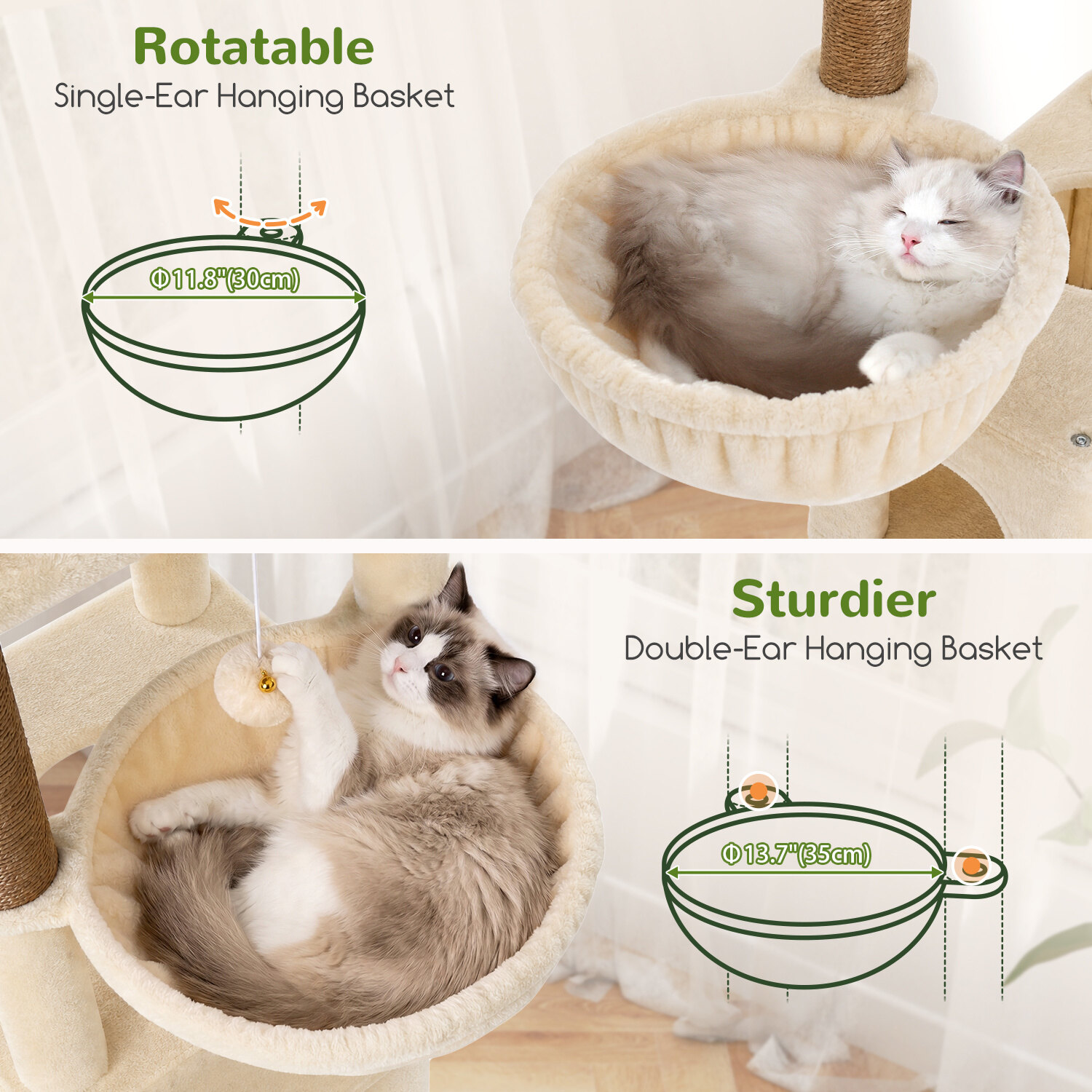 globlazer-s80h-arbre-chat-203-cm-beige-grand-chat image 6