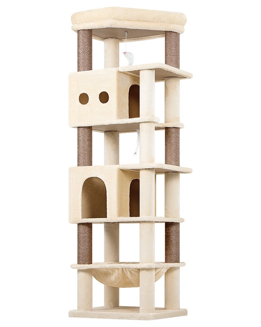 globlazer-f-series-f67-arbre-chat-beige-67-pouces-moyen image 2