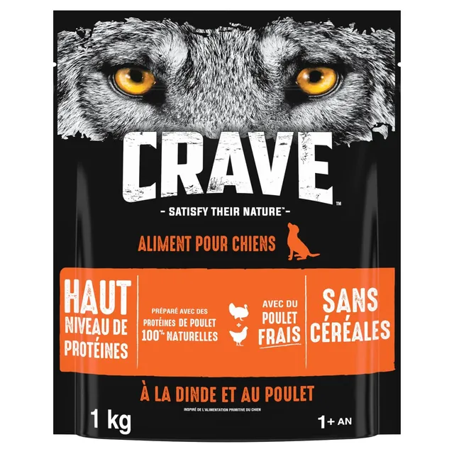 crave-dinde-poulet-croquettes-chien-adulte-6x1kg image 1