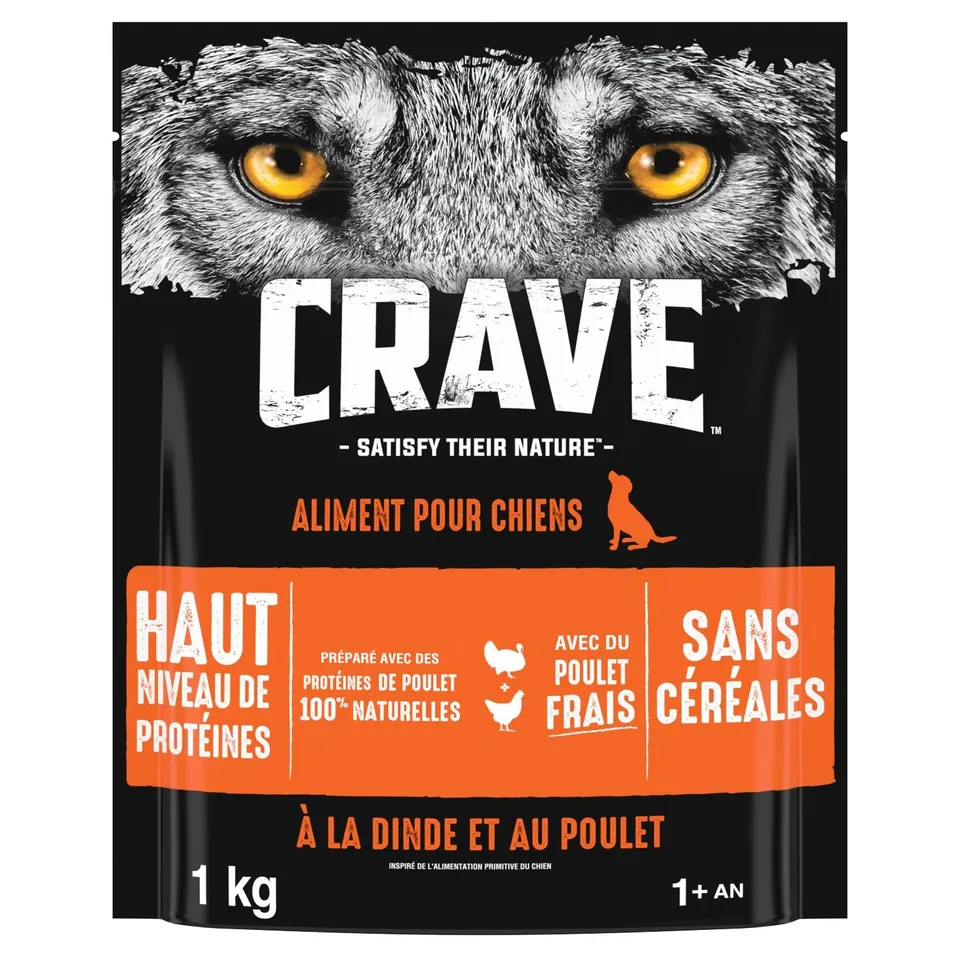 crave-dinde-poulet-croquettes-chien-adulte-6x1kg image 1