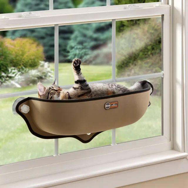 k-h-ez-mount-window-bed-hamac-fen-tre-chat-beige-lavable image 1
