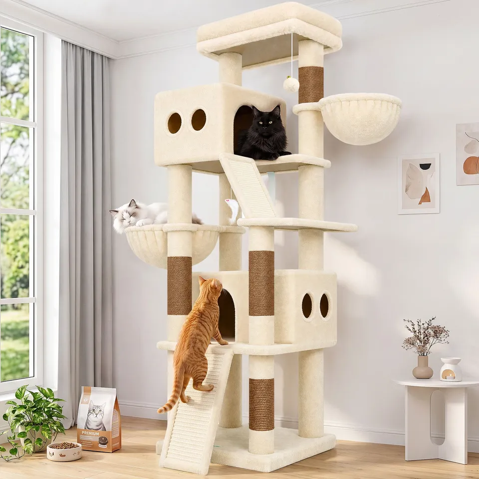 globlazer-s70g-arbre-chat-grand-beige-178-cm image 1
