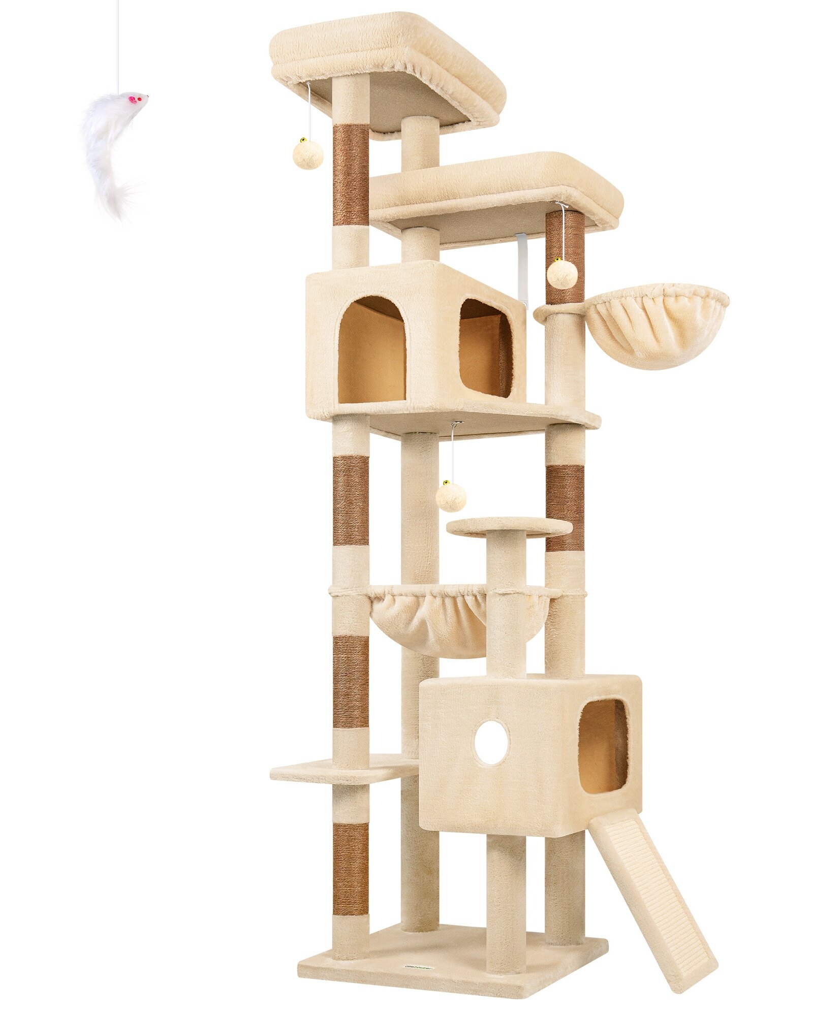 globlazer-f-series-f80g-arbre-chat-beige-80-pouces image 2