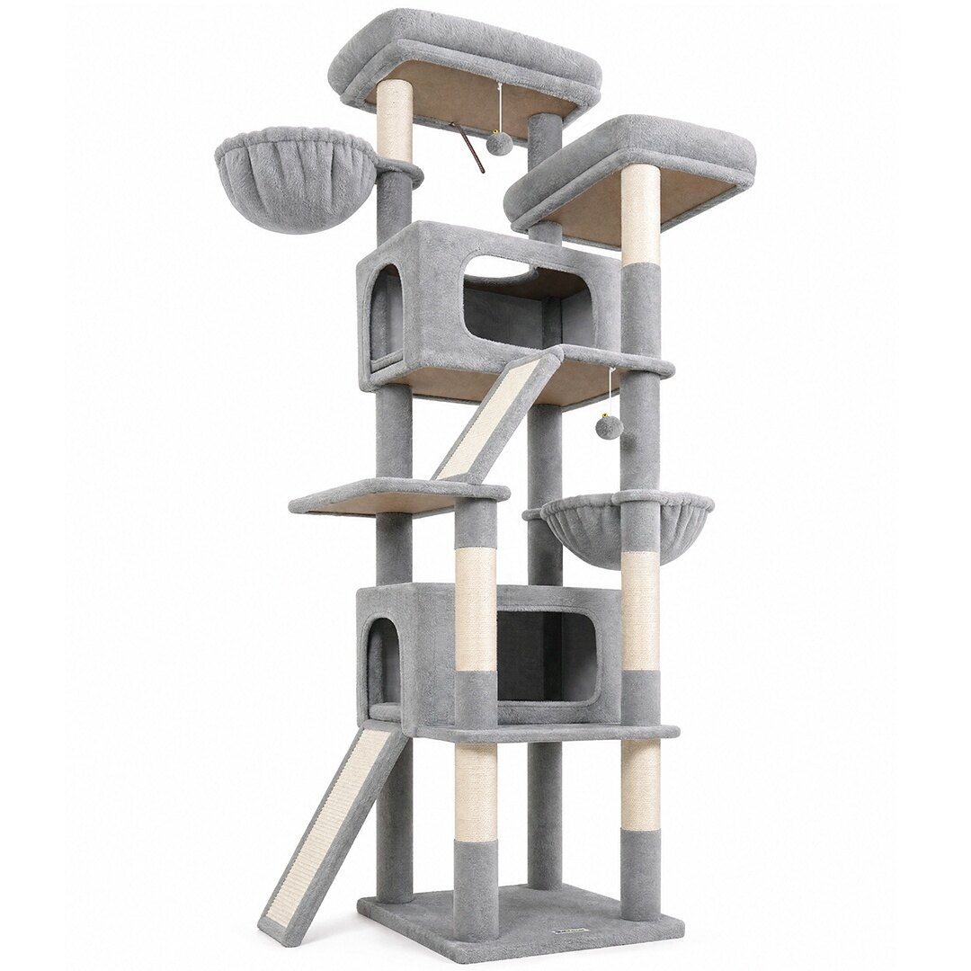 globlazer-s79-arbre-chat-79-pouces-gris-clair-grand image 2