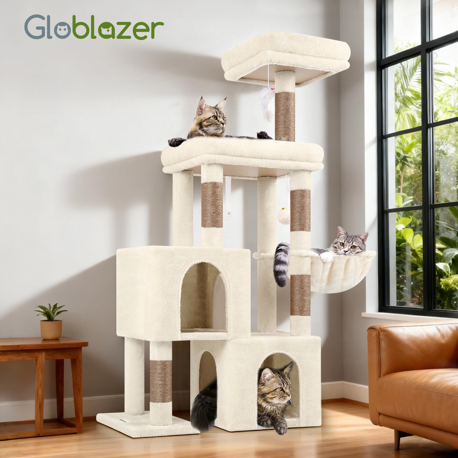 globlazer-s52-arbre-chat-beige-132-cm image 8