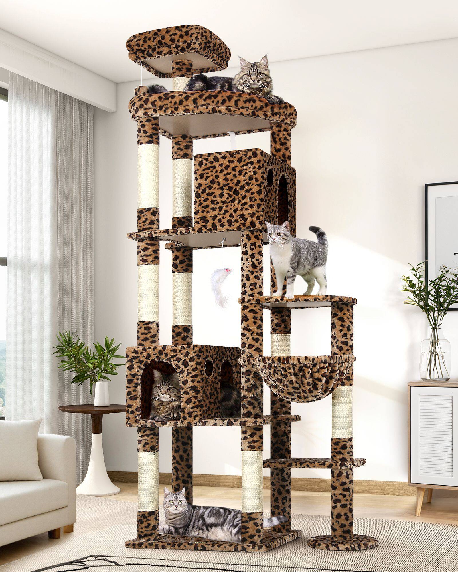 globlazer-f-series-f83-arbre-chat-l-opard-83-pouces-xxl image 1