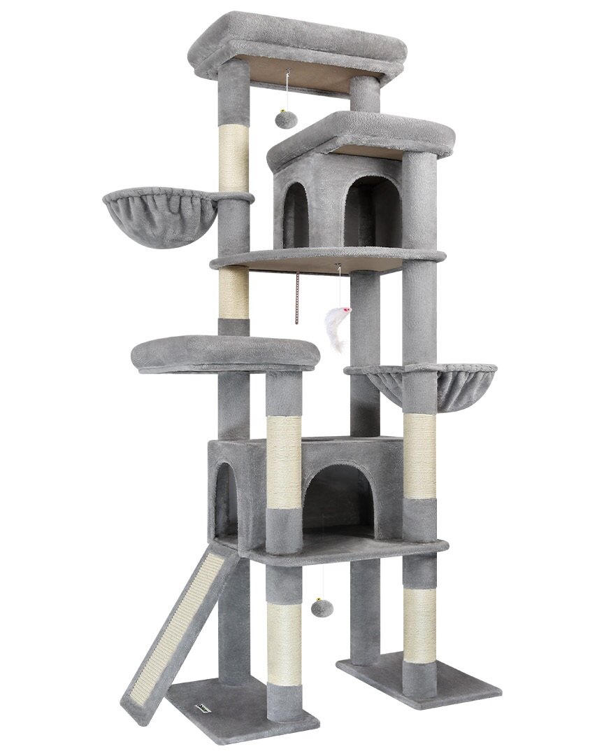 globlazer-s-series-s78-arbre-chat-gris-clair-198-cm-poteau image 2