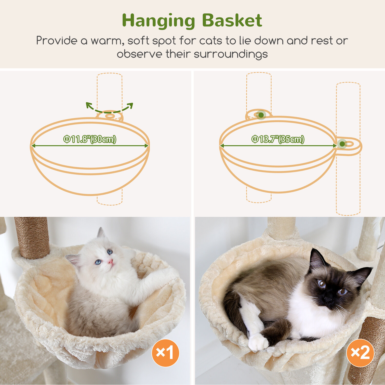 globlazer-f80f-arbre-chat-beige-203-cm-grand-chat image 5