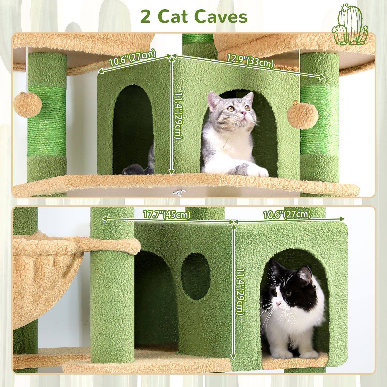 globlazer-f82-arbre-chat-cactus-vert-82-pouces-haut image 4