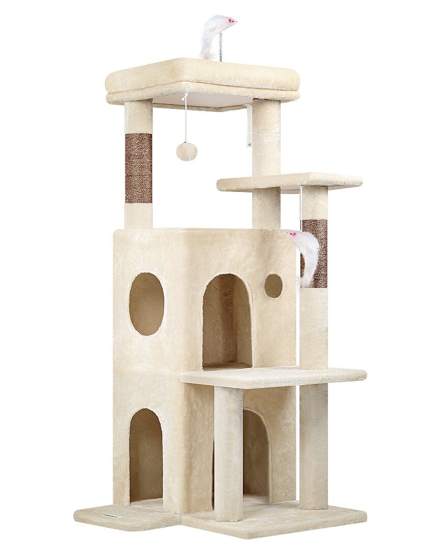globlazer-f-series-fc50-arbre-chat-beige-127-cm-grand image 2