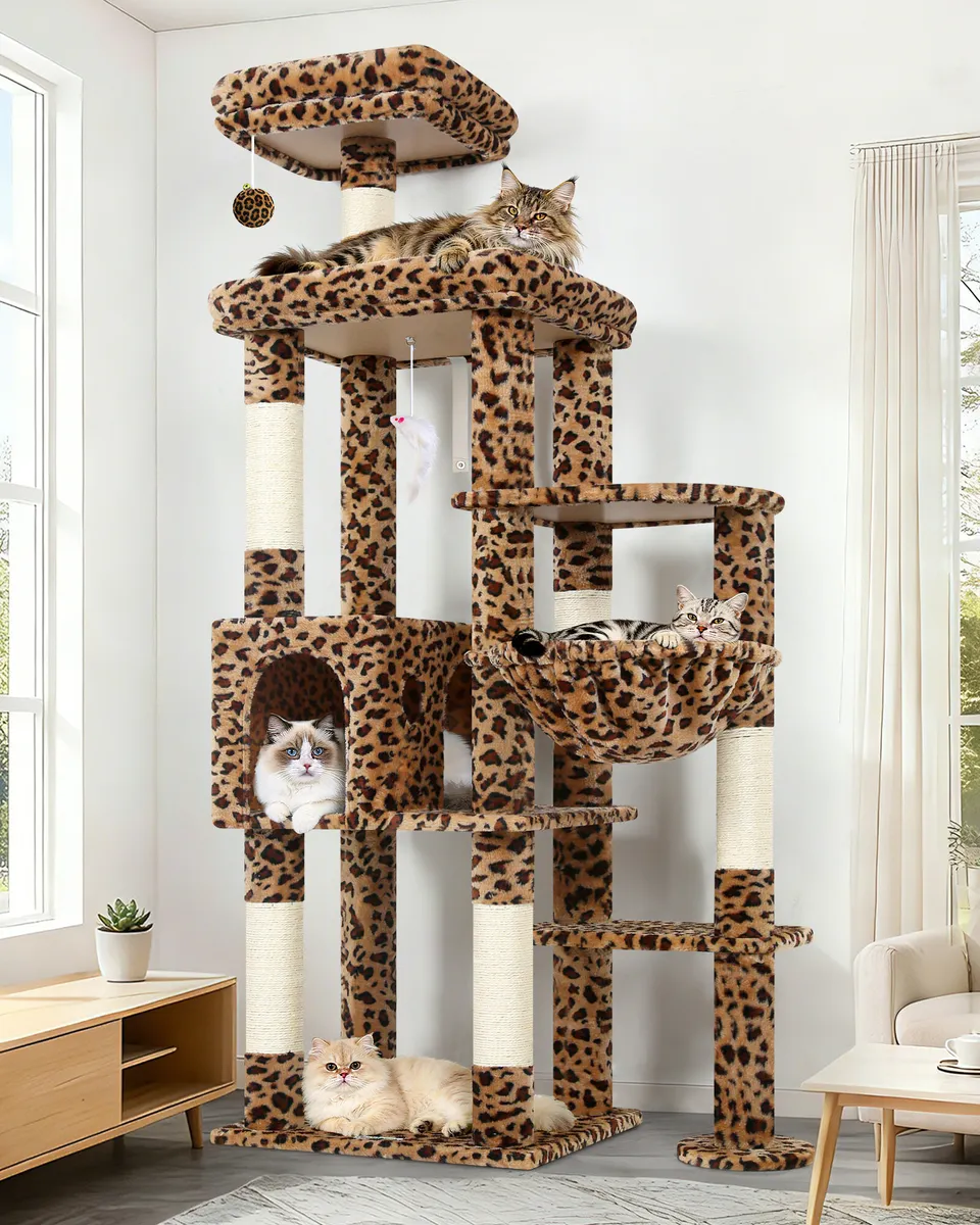 globlazer-f-series-f65b-arbre-chat-l-opard-165-cm image 1