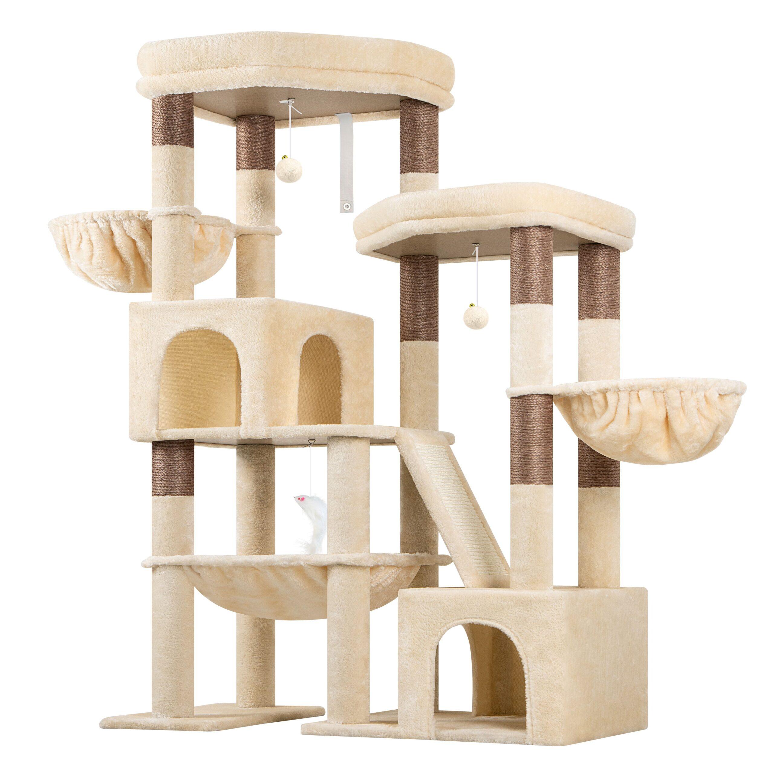 globlazer-s59-arbre-chat-beige-150-cm-grand image 2