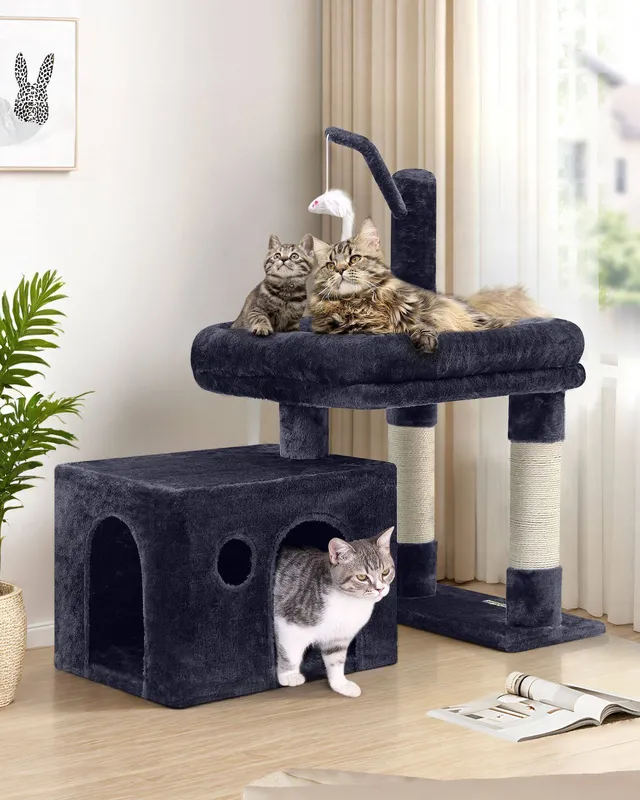 globlazer-f32-arbre-chat-gris-fonc-32-pouces-compact image 1