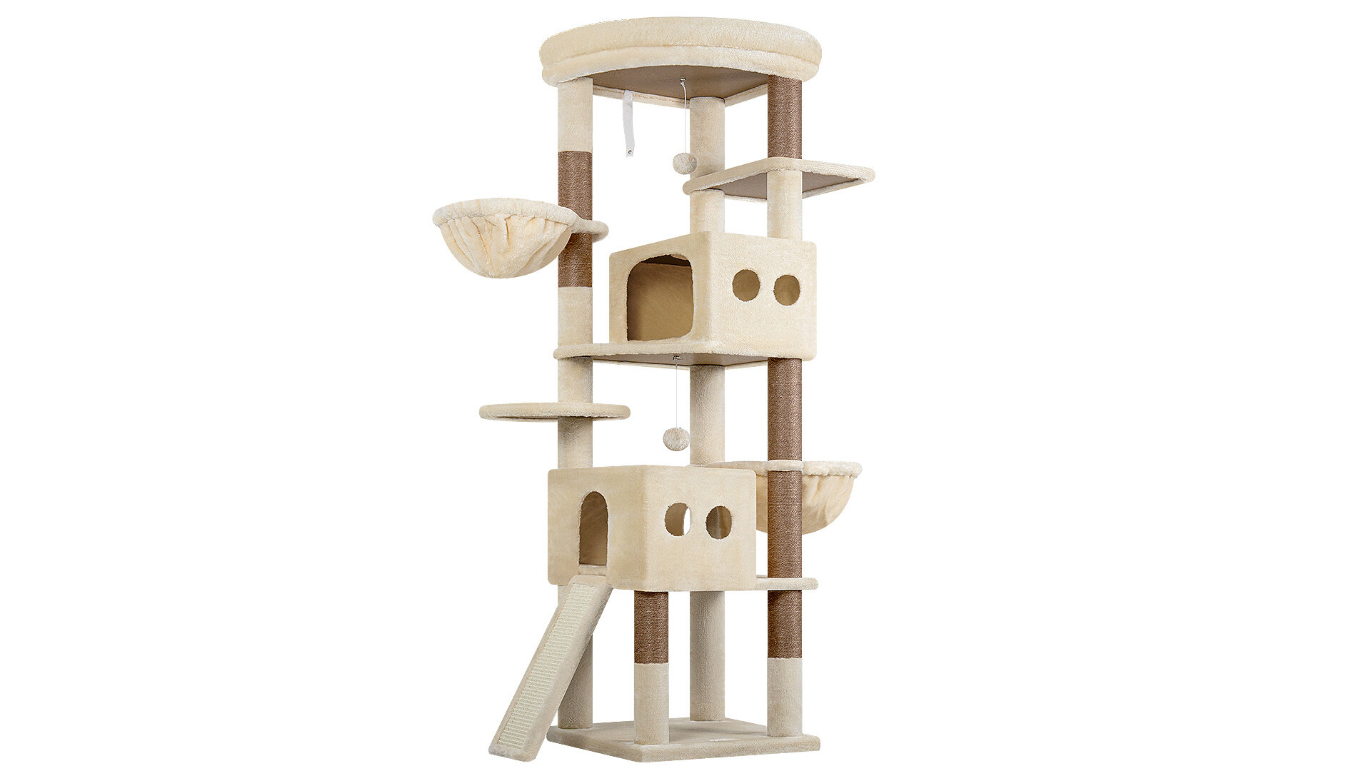 globlazer-s74g-arbre-chat-beige-188-cm-grand image 2