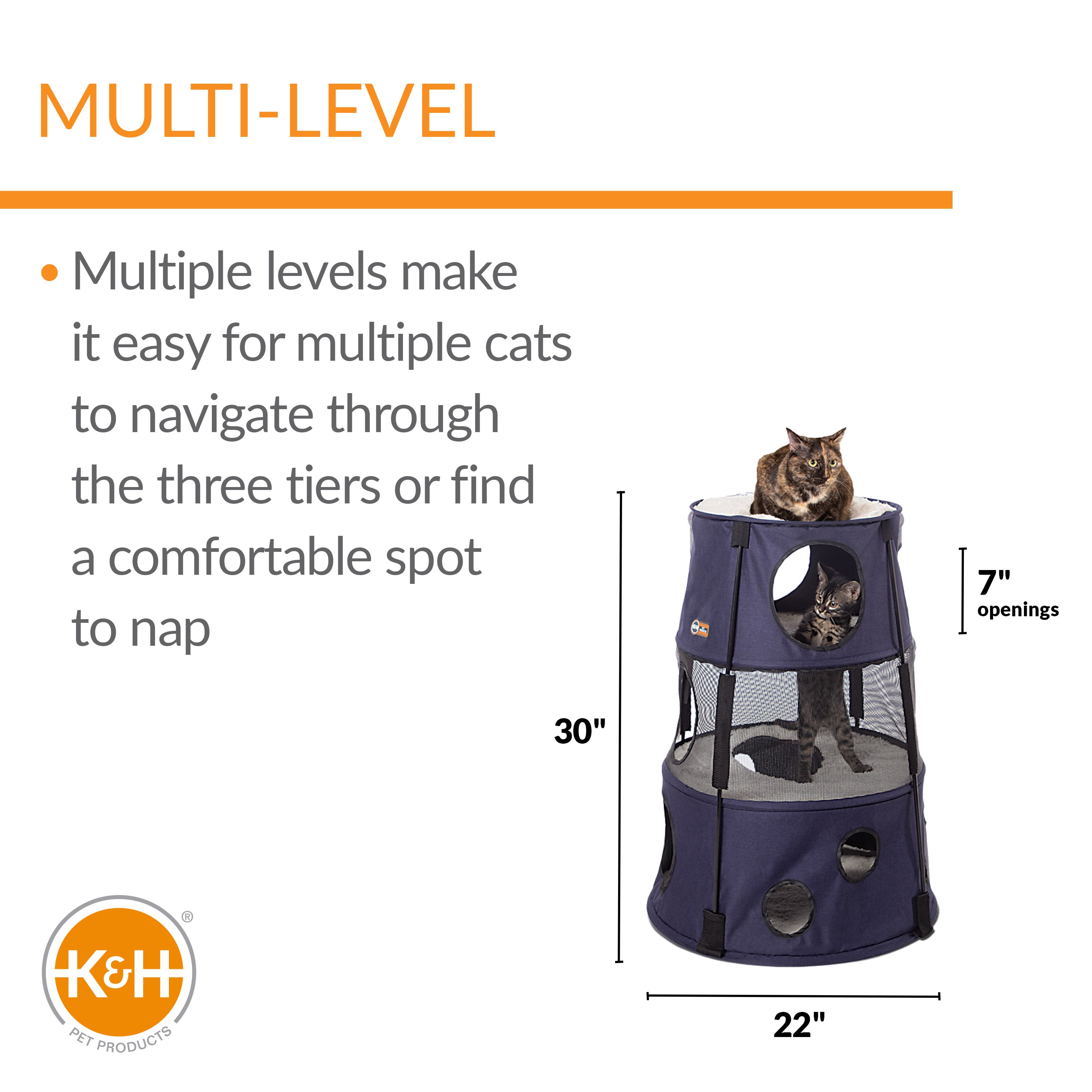 k-h-kitty-tower-tour-de-jeu-chat-3-tages-denim-fonc image 4