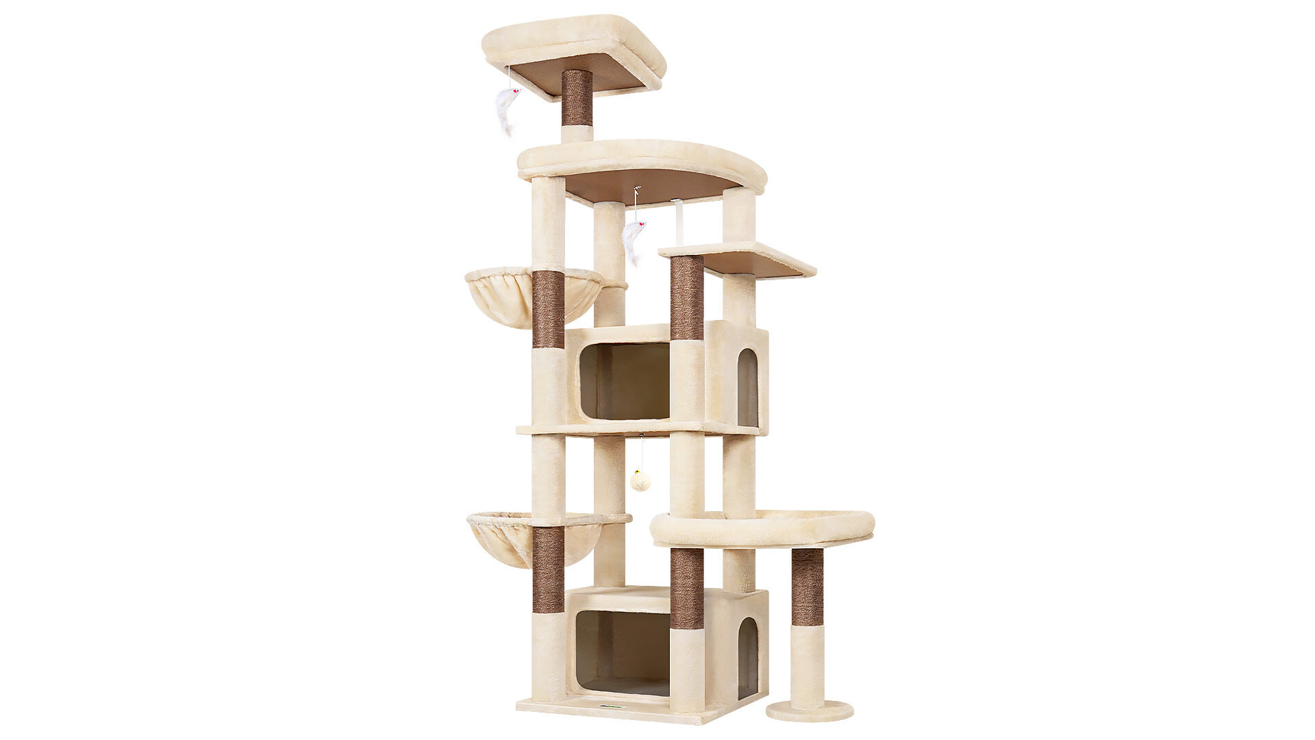 globlazer-s-series-s75-arbre-chat-beige-75-pouces-grand image 2