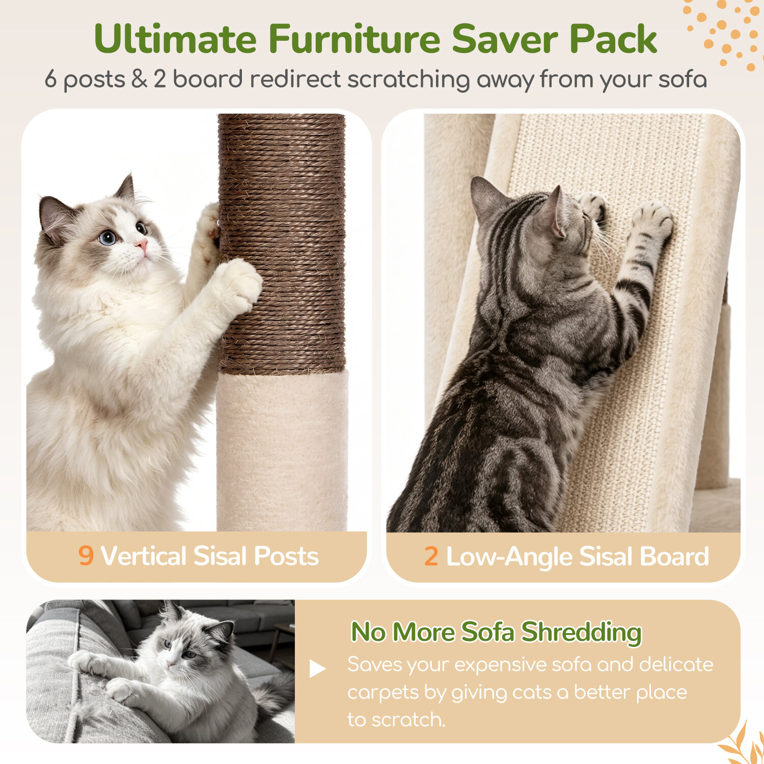 globlazer-s52f-arbre-chat-perchoir-large-robuste-beige image 6