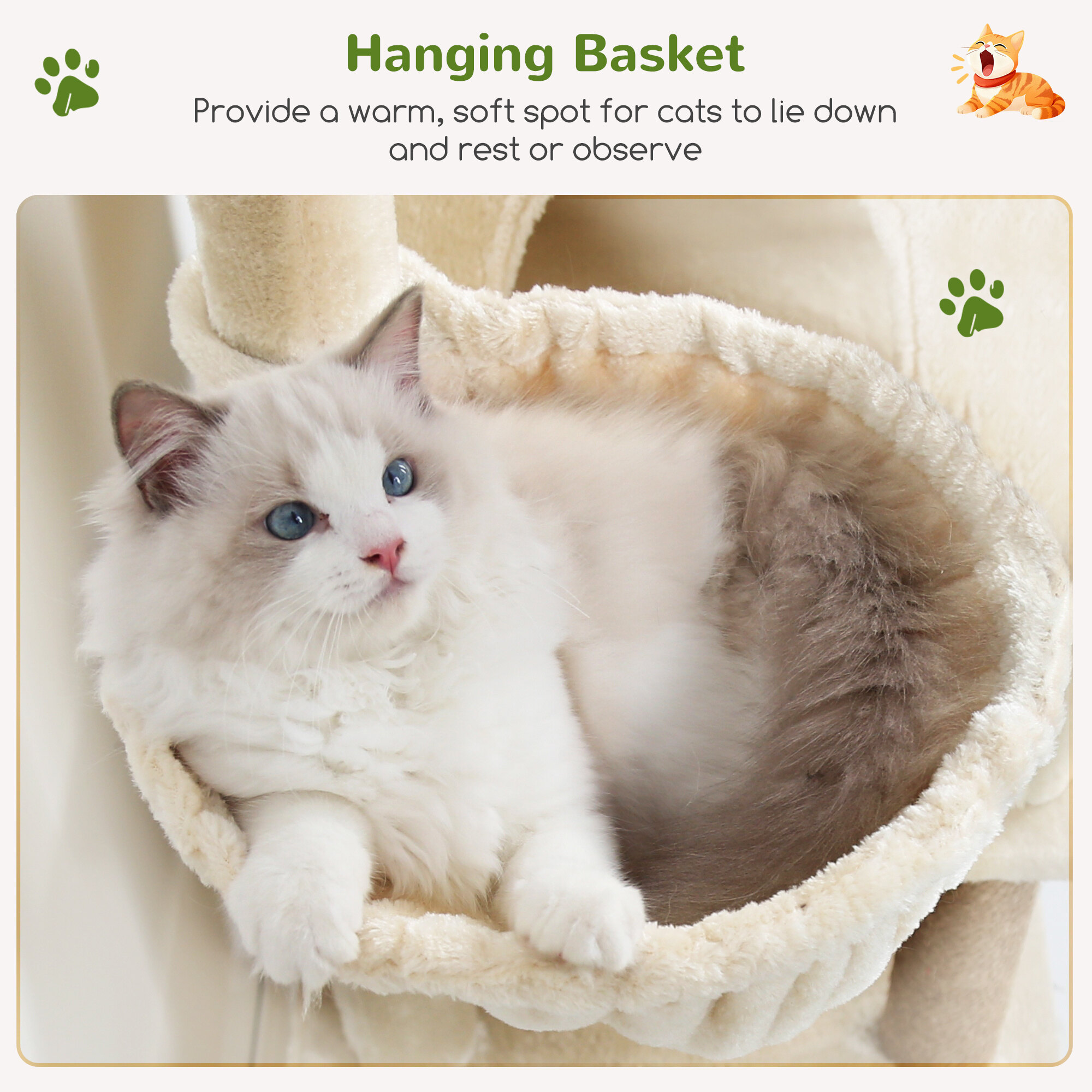 globlazer-f81d-arbre-chat-beige-206-cm-grand image 8