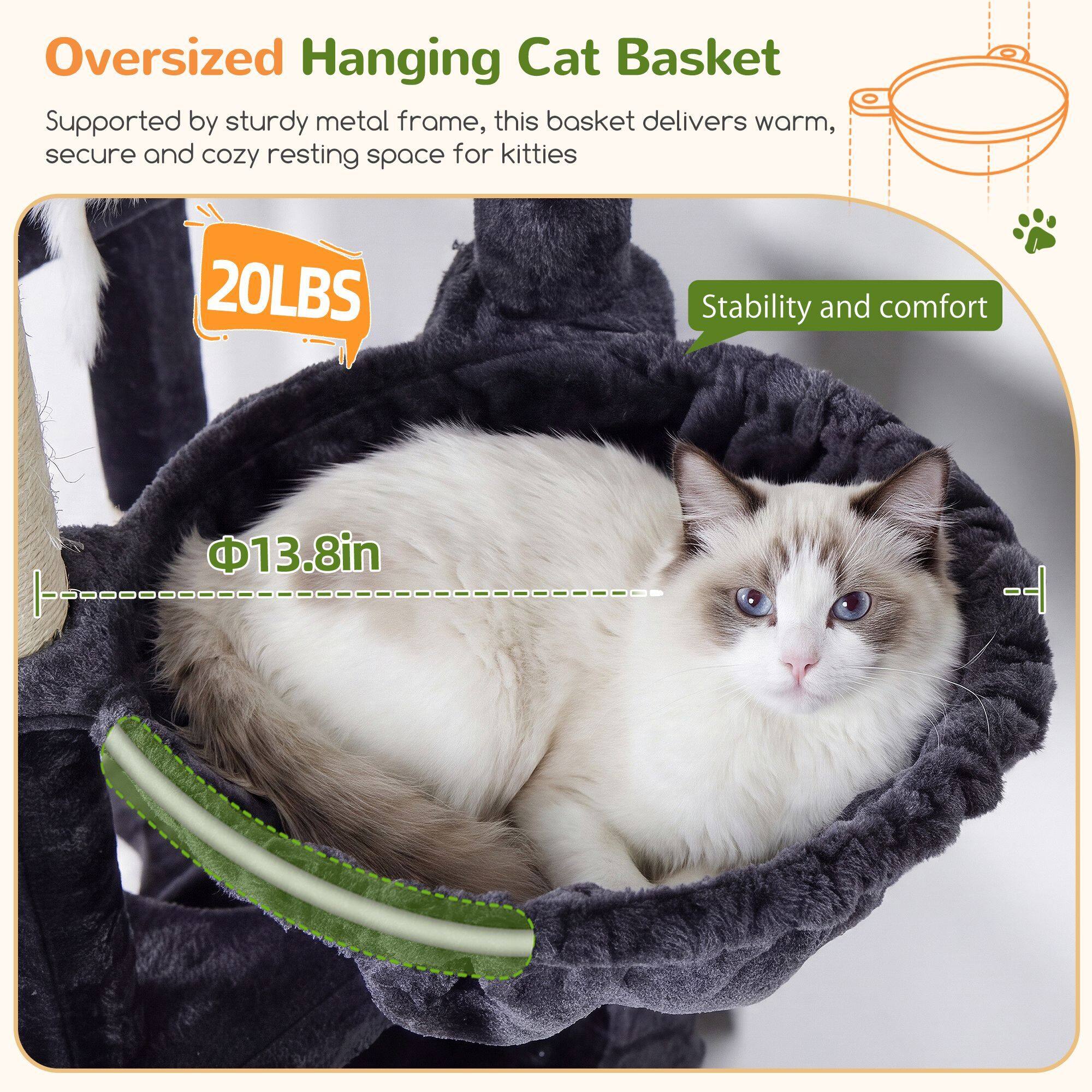globlazer-f74-arbre-chat-188-cm-gris-fonc-grands-chats image 6